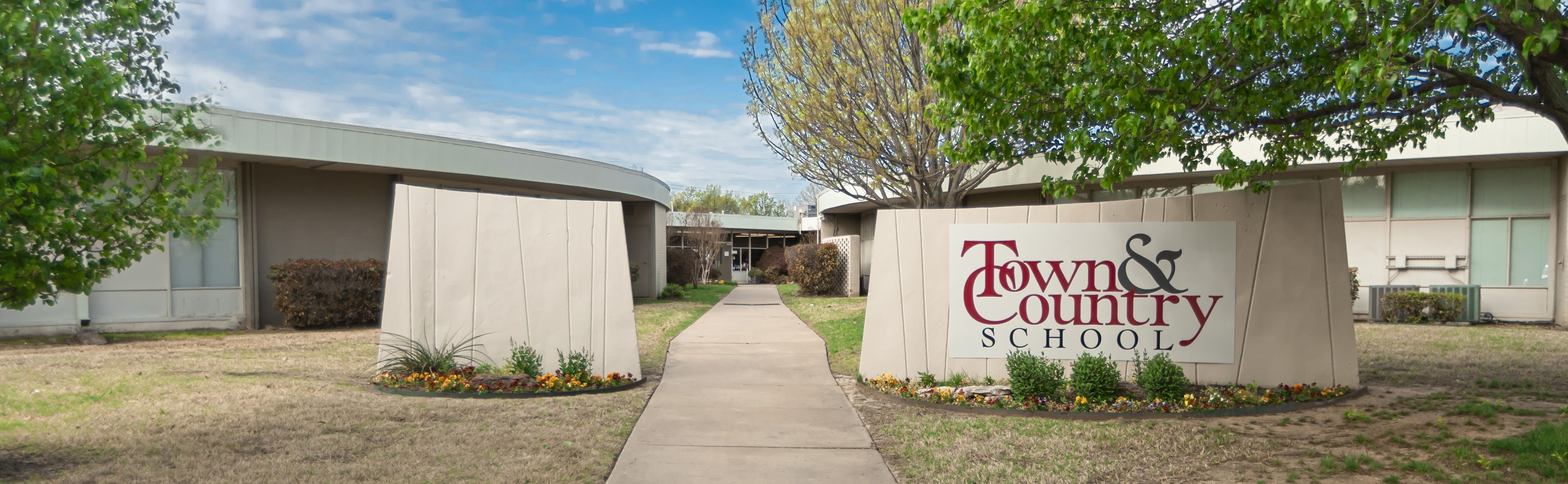 Town & Country School Sign