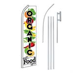 Organic Food With Produce Swooper/Feather Flag + Pole + Ground Spike (Clone) (Clone) (Clone) (Clone)