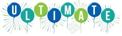 Ultimate birthday party logo