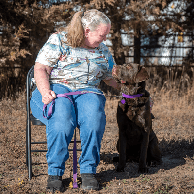 Hearing Dog Team Beth & E.A. Pruitt