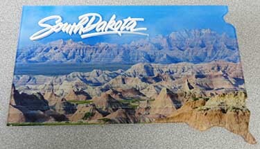 South Dakota Plaque-Badlands