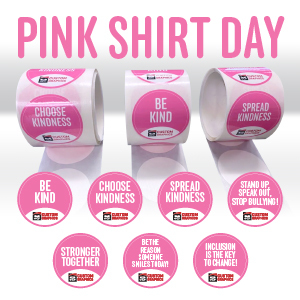 FREE Pink Shirt Day Stickers