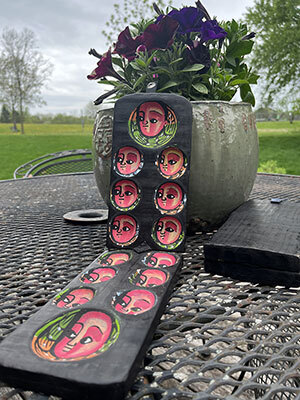 Gebata — Mancala. Handmade, Handpainted. Made in Ethiopia