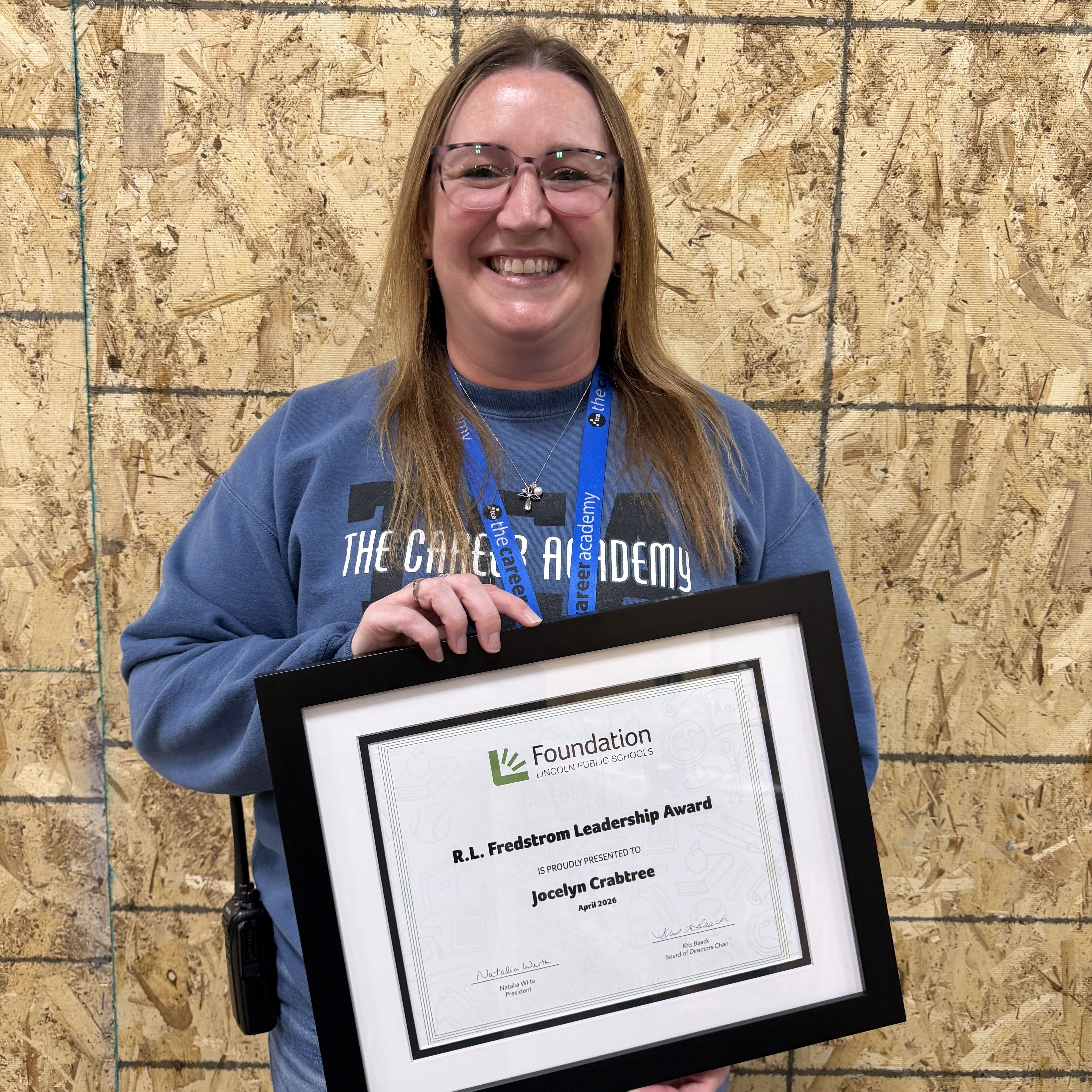 R.L. Fredstrom Leadership Award