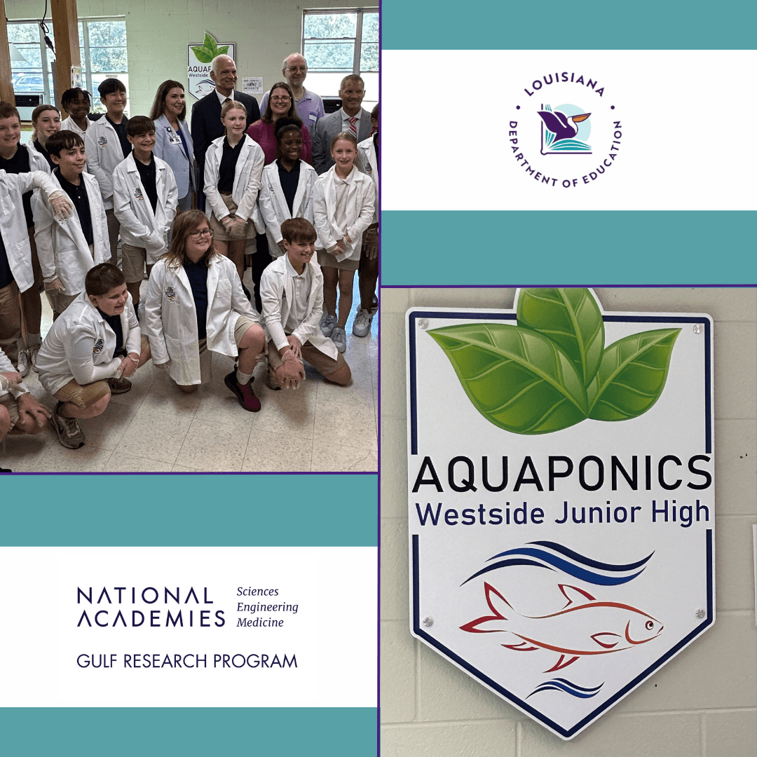 Louisiana Awarded Over $400,000 for Innovative Middle School STEM Aquaponics Initiative