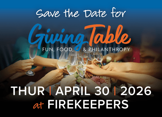 Save the Date for Giving Table