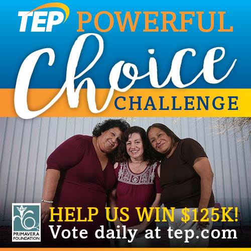 Primavera to Compete in TEP's 'Powerful Choice Challenge' Oct. 16-25