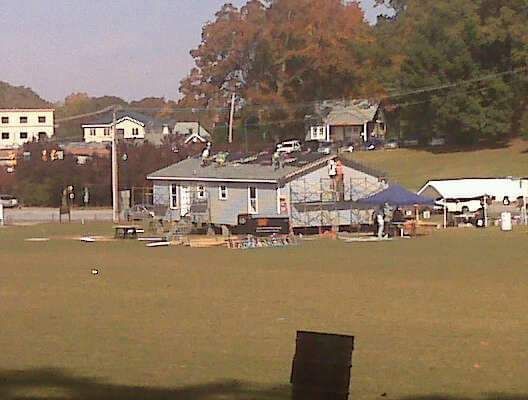 The 2009 Homecoming Build on Clemson University's Bowman Field