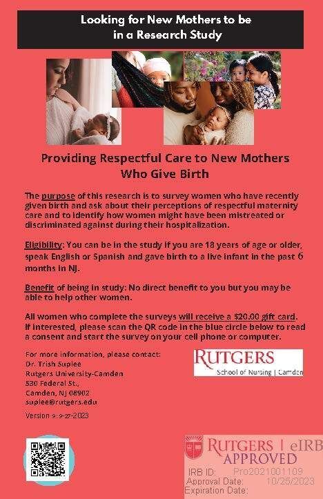 New Mothers Research Study