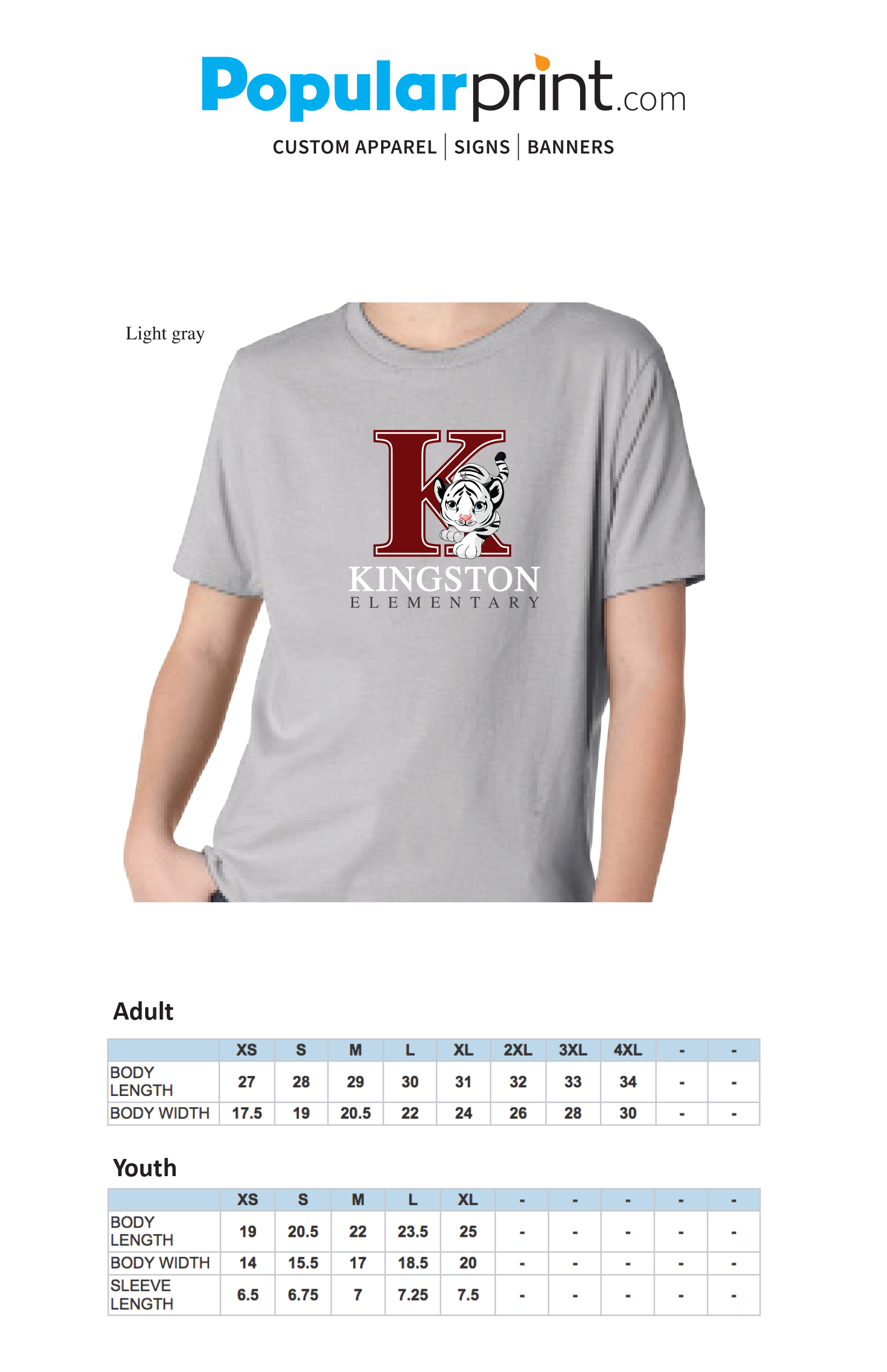 Kingston Elem Spirit Shirt