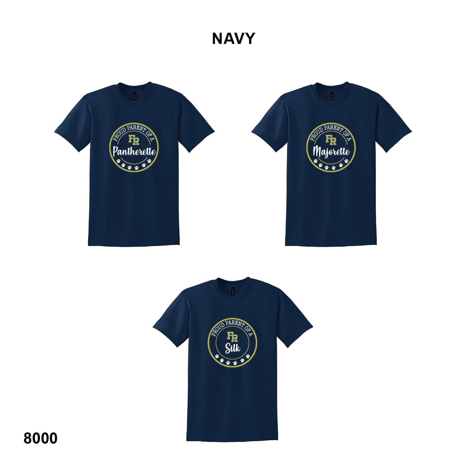 PROUD PARENT LOGOS - Gildan® DryBlend® 50 Cotton/50 Poly T-Shirt