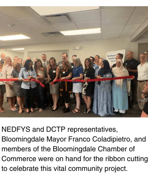 DuPage County Transformation Partnership (DCTP) Grants $500,000 to Northeast DuPage Family and Youth Services (NEDFYS) to Fund New Bloomingdale Counseling Center