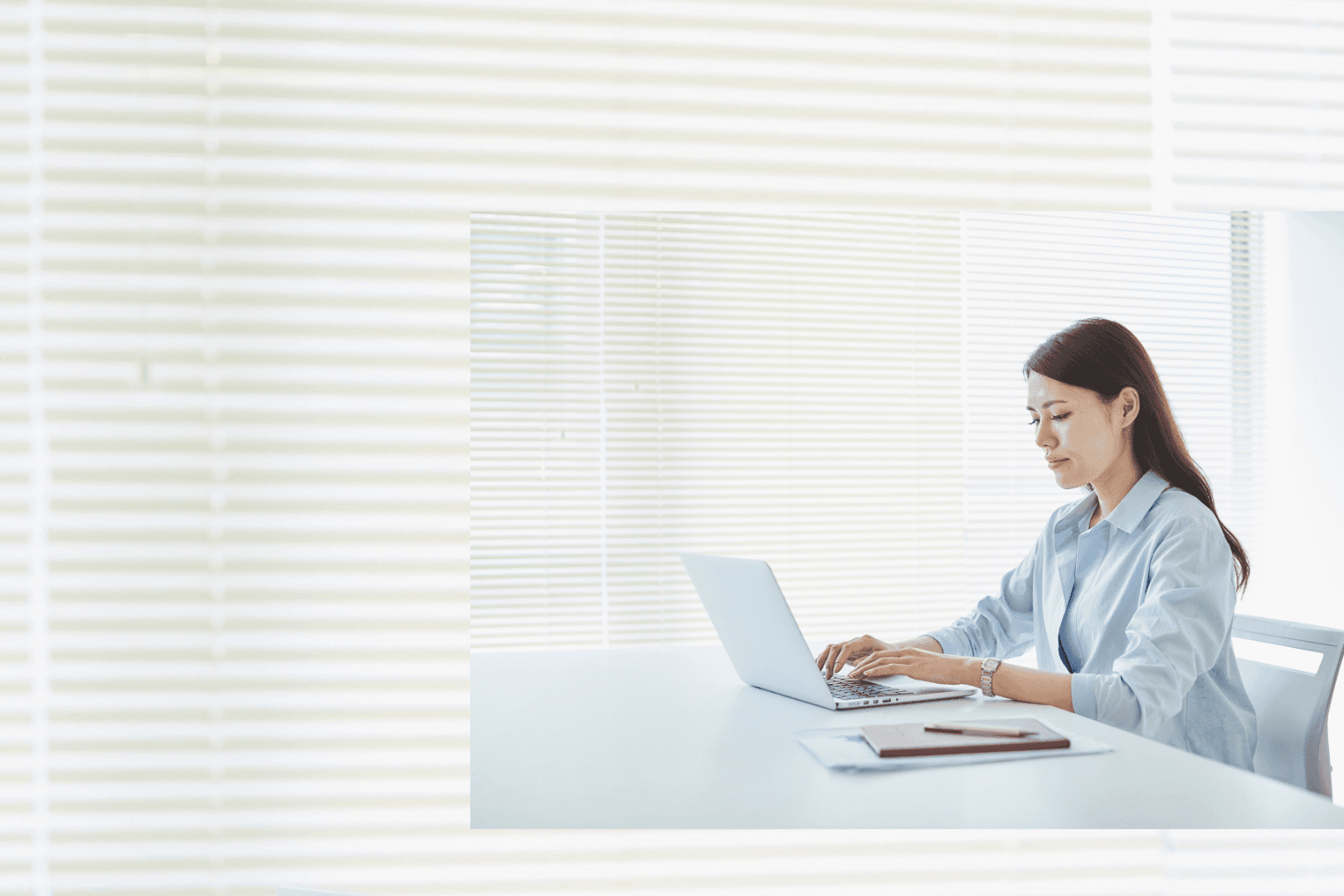 woman working on laptop