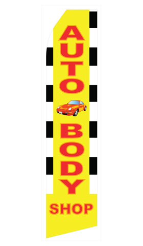 Auto Body Shop Flag