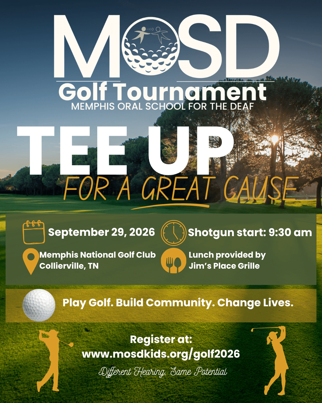 Golf Tournament September 29th, 2026