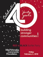 Red & Black Buffet Party