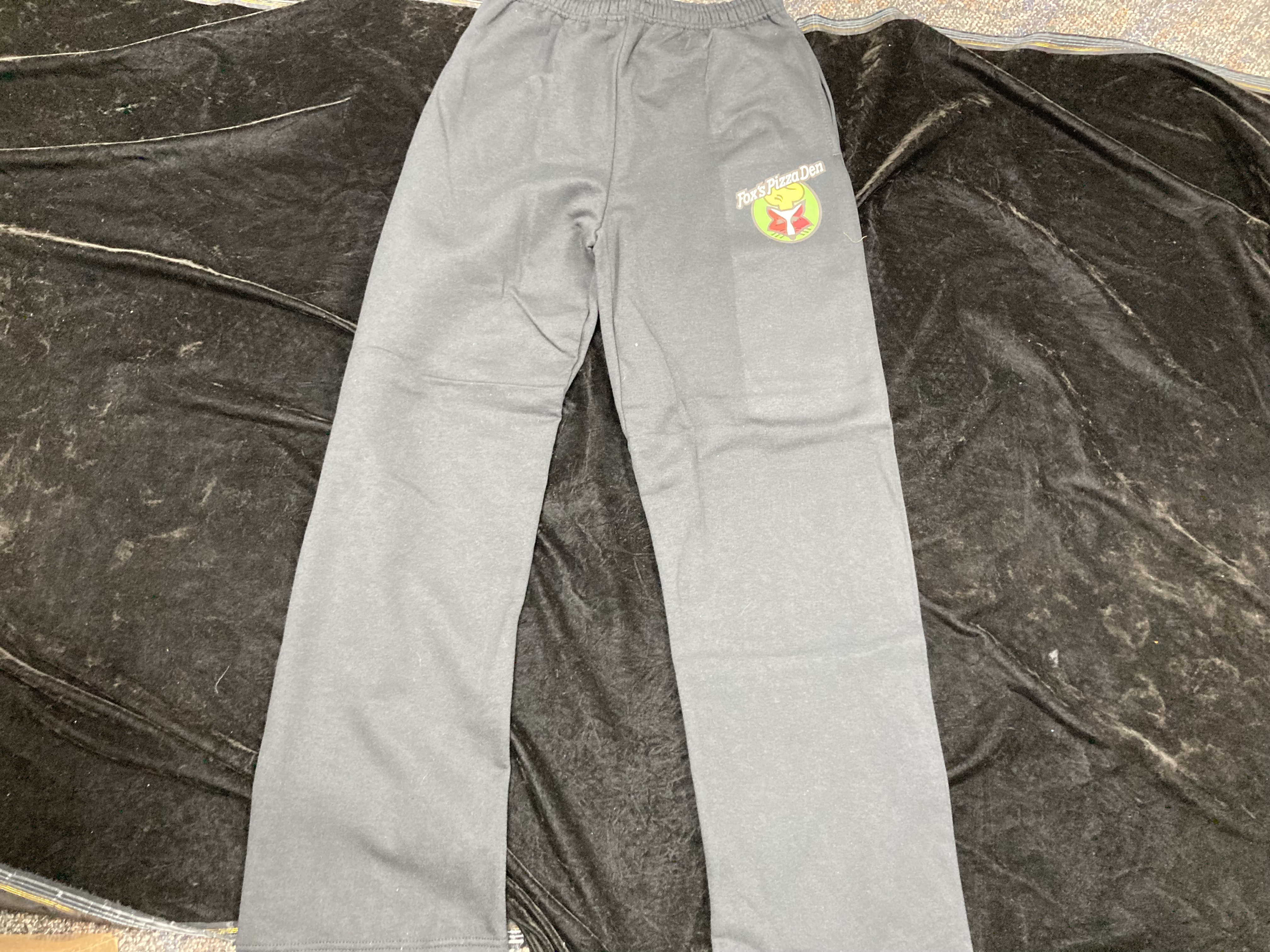 SALE Fox's Logo - Large Black Sweatpants