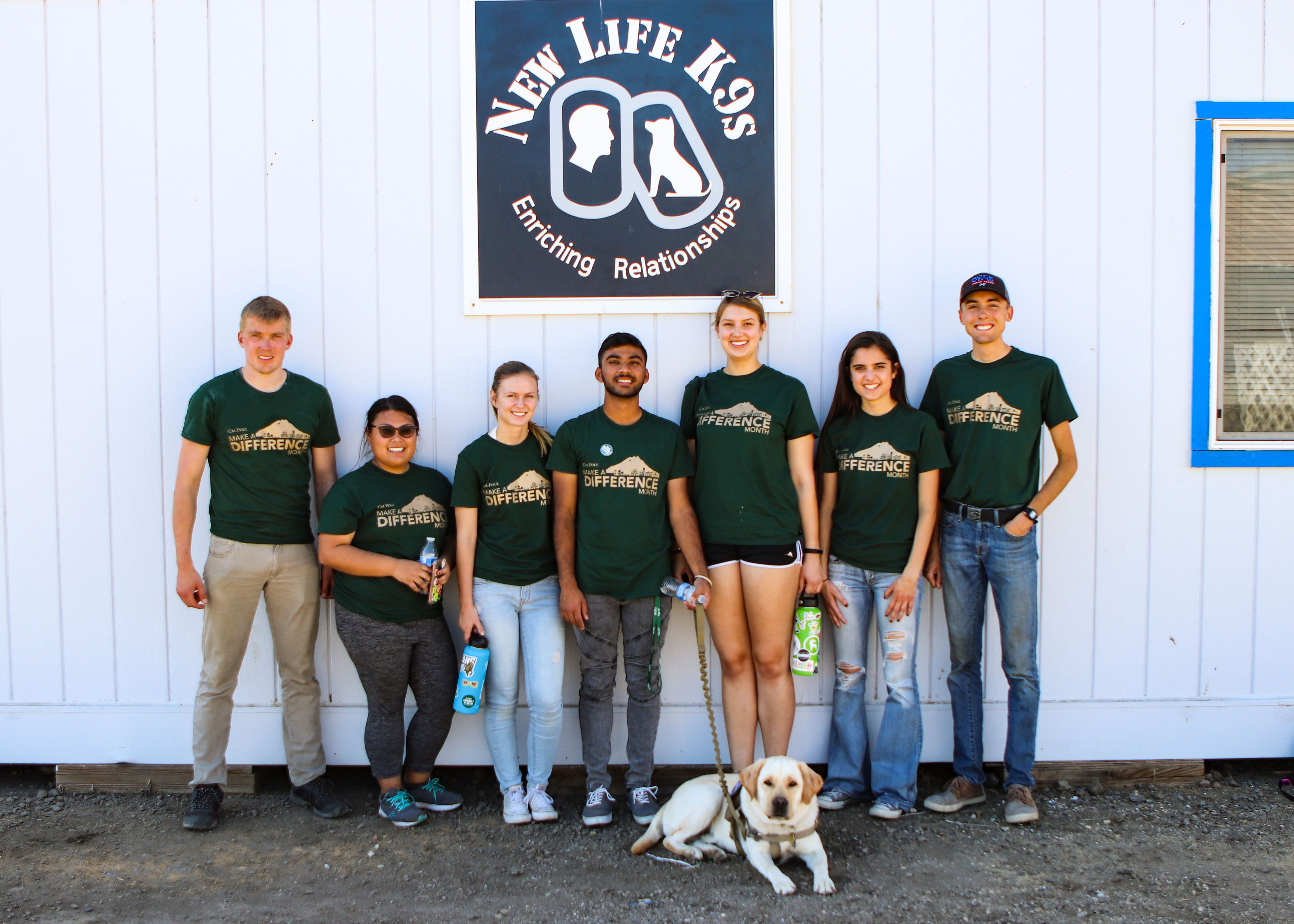 Thank you to Cal Poly Make a Difference Month Student Volunteers!