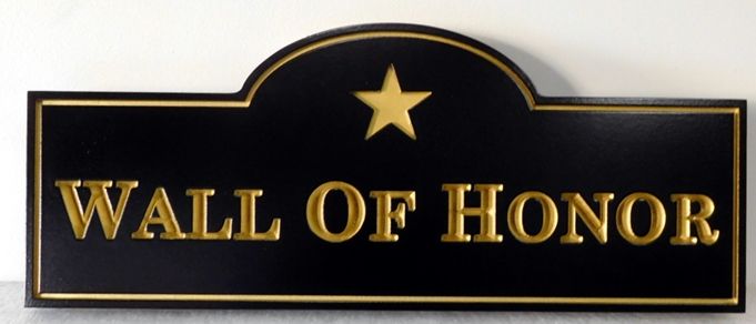 IP-1981 - Plaque for POW-MIA's "Wall of Honor", Artist Painted 