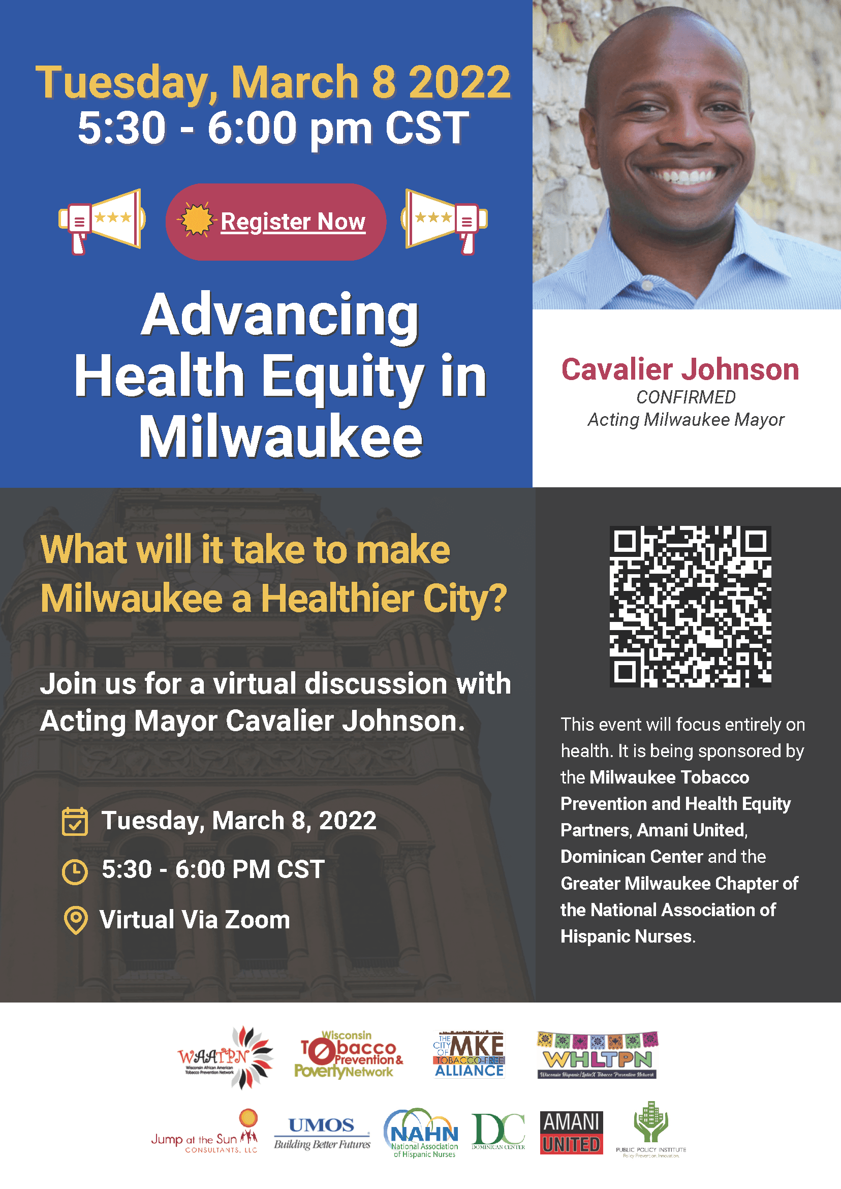 advancing health equity in Milwaukee with Mayor Johnson