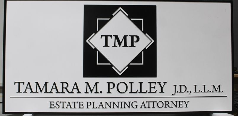 A10503 - Carved Sign for an Estate Planning Attorney 