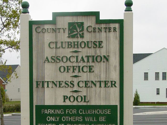 County Center Community Sign