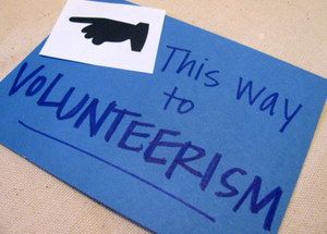 This way to volunteerism