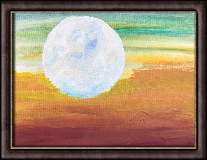 Acrylic Moon