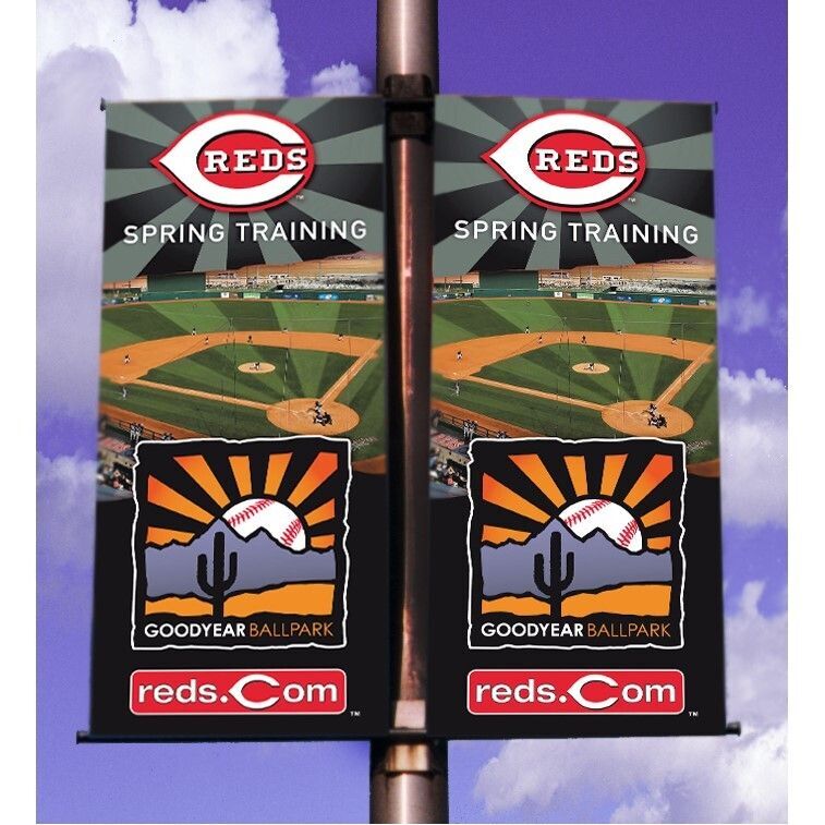 Custom Full Color Pole Banner 24"x48" Two Sided