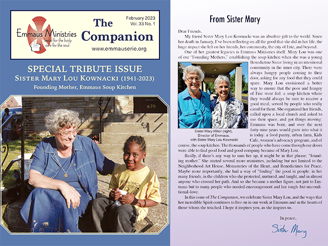 The Companion honors Sister Mary Lou Kownacki