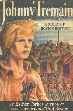 Cover of Johnny Tremain book