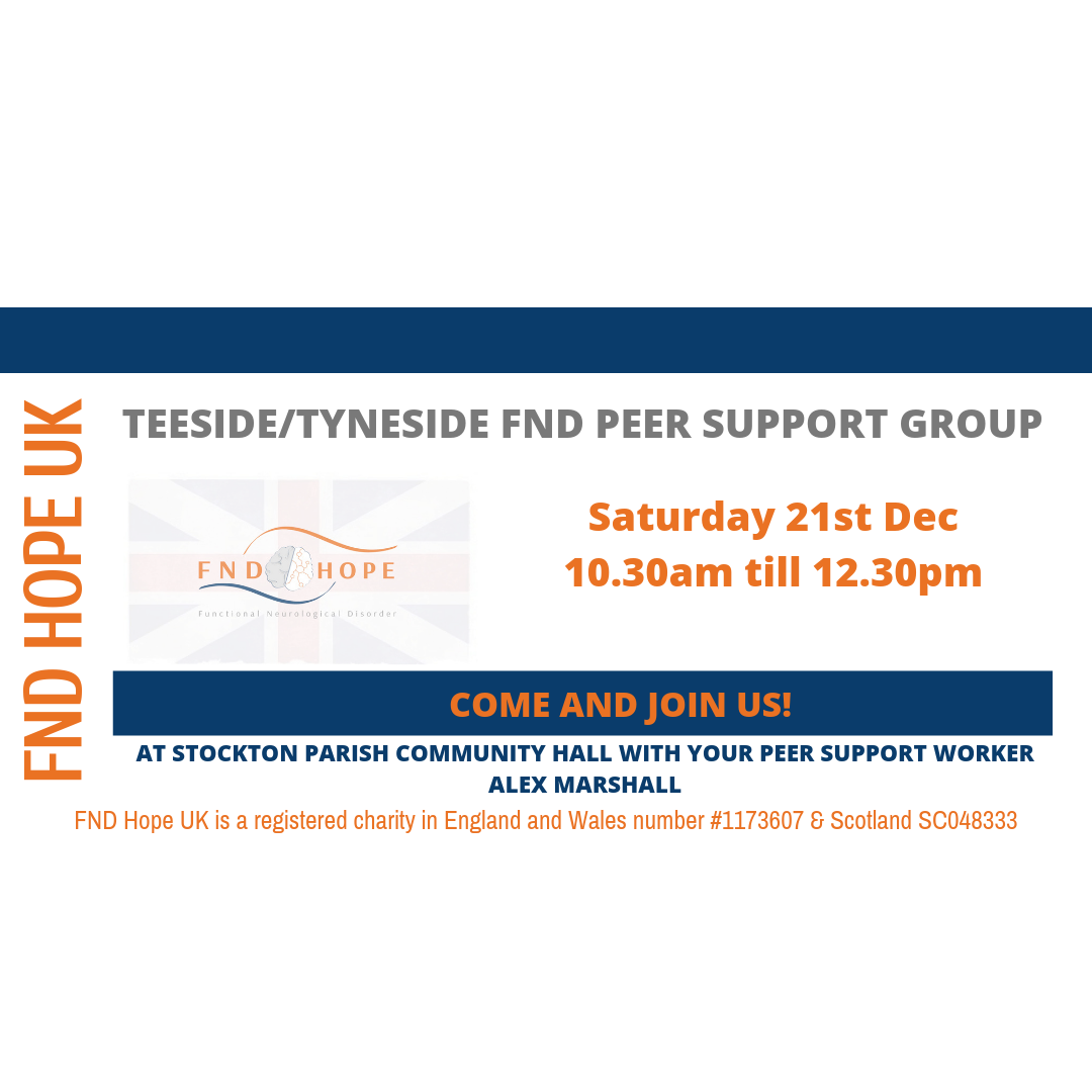 Teeside/Tyneside FND Peer Support Group