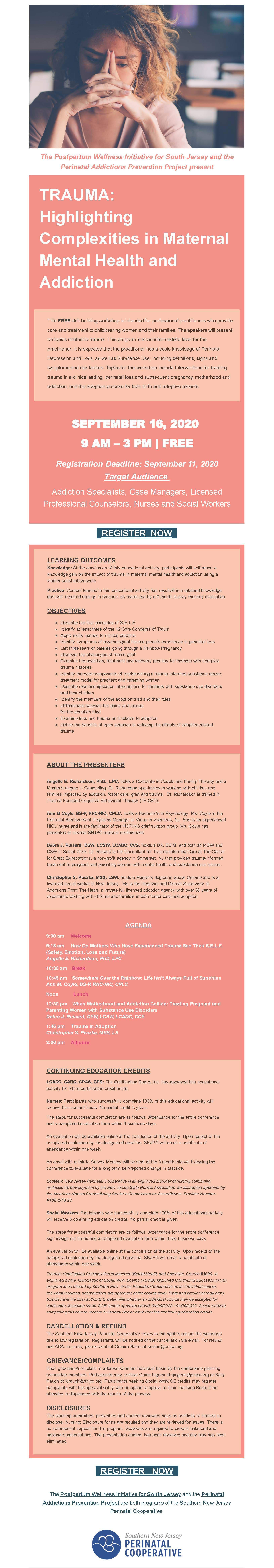 Trauma: Highlighting Complexities in Maternal Mental Health and Addiction