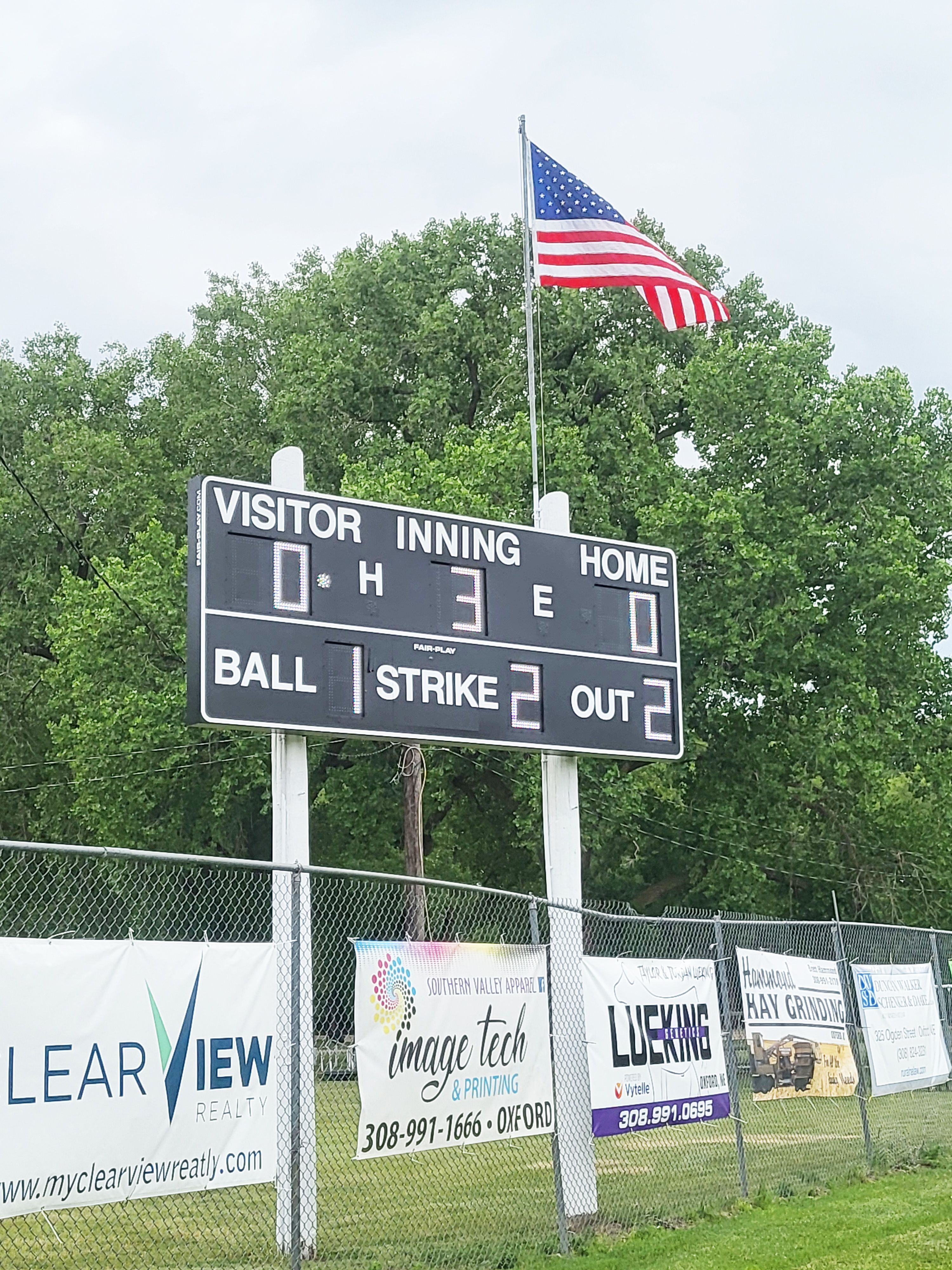 Oxford scoreboards replaced!