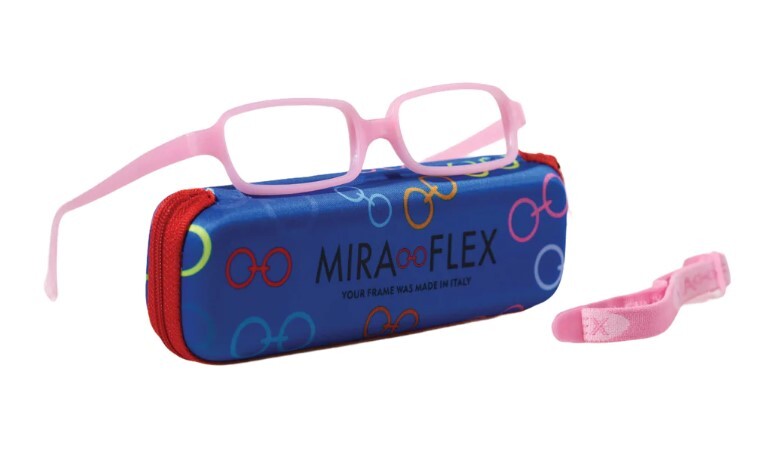 Miraflex New Baby 1 Eyeglasses For Kids - Eyewear For Girls & Boys, Frame Size 39/14/130, Ages 2-4