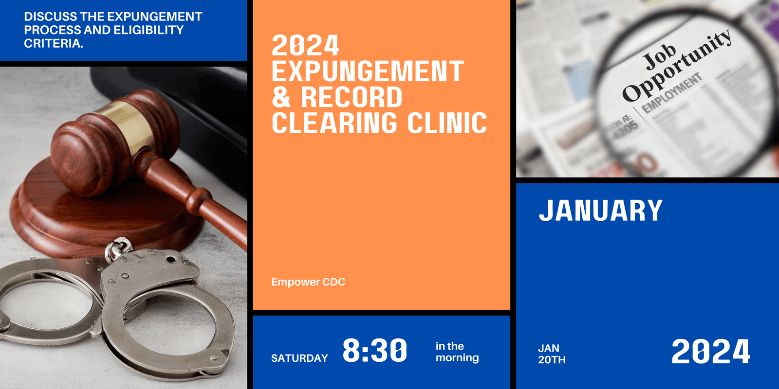 2024 Job Fair & Expungement Clinic