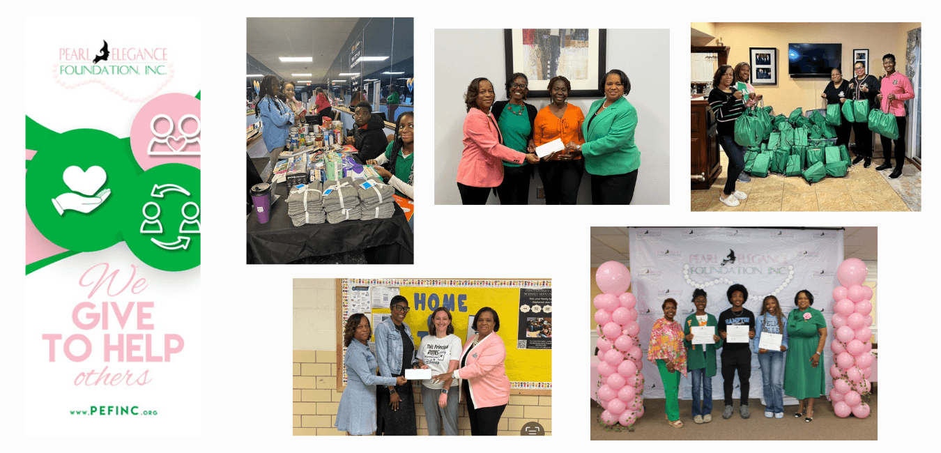 multiple pictures of service activities