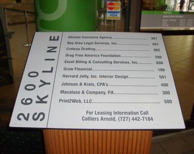 Directory Sign 
