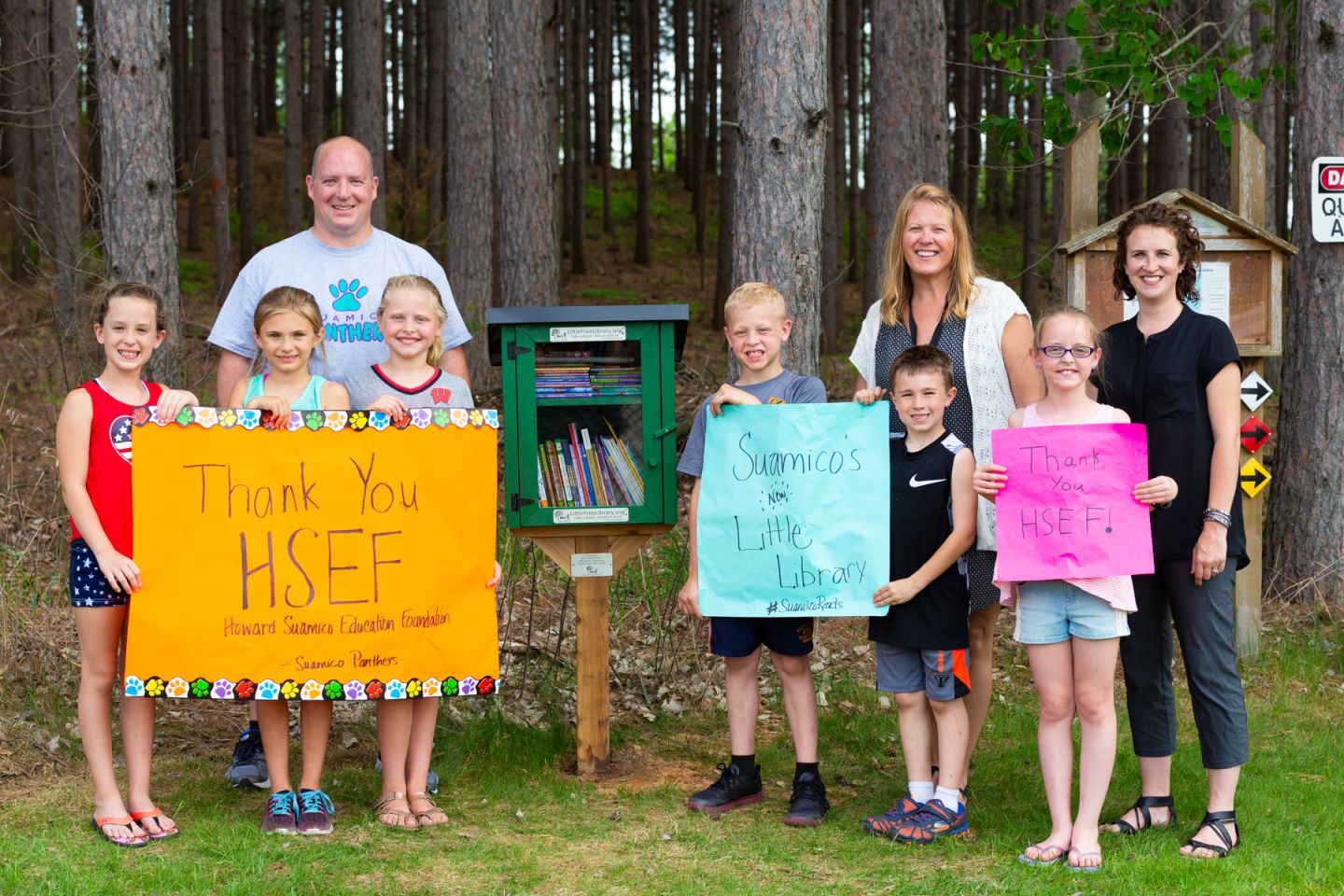 HSEF Grant Supports “Little Free Library” at Suamico Elementary