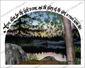 ARISE SHINE (Isaiah, Encouragement, Faithwalk, Praise/Music)
