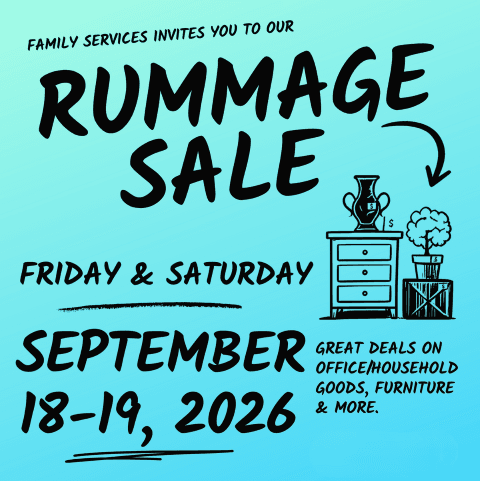 HUGE Rummage Sale at 744 E. Douglas Ave., Visalia!