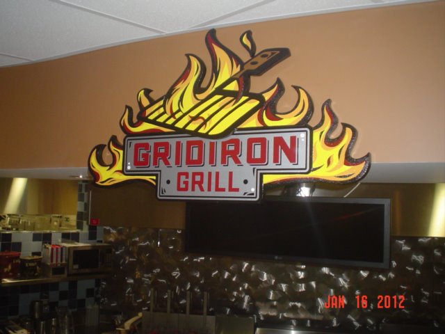 Carved HDU signs