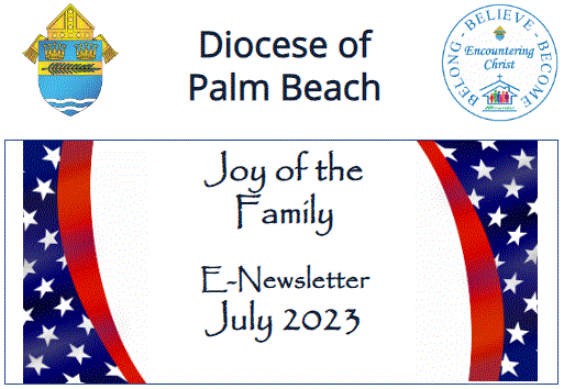 Joy of the Family e-Newsletter - July