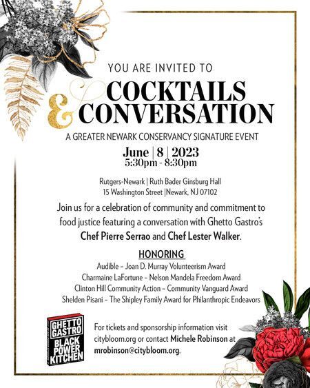 Cocktails & Conversation: A Greater Newark Conservancy Signature Event