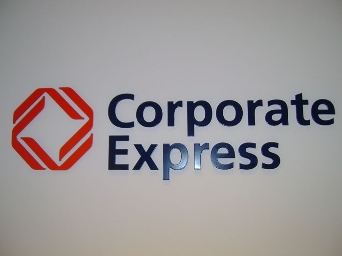 Corporate Express Storefront Sign