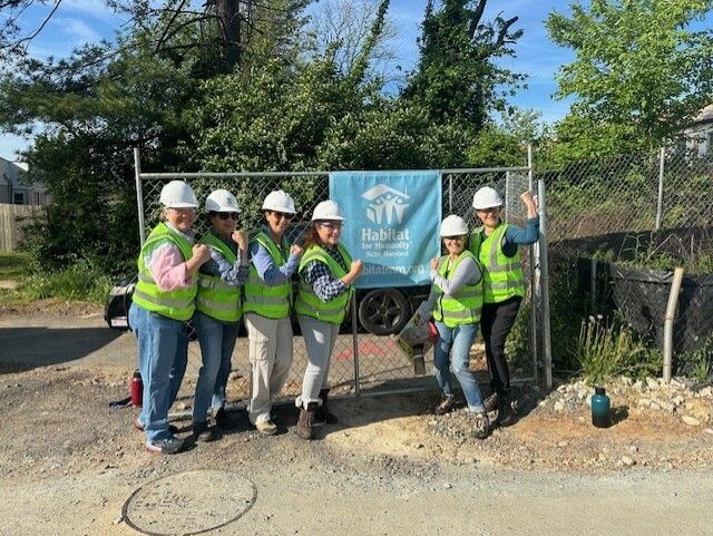 Habitat Metro Maryland Women Build 2024 - Crowbar Crew Team