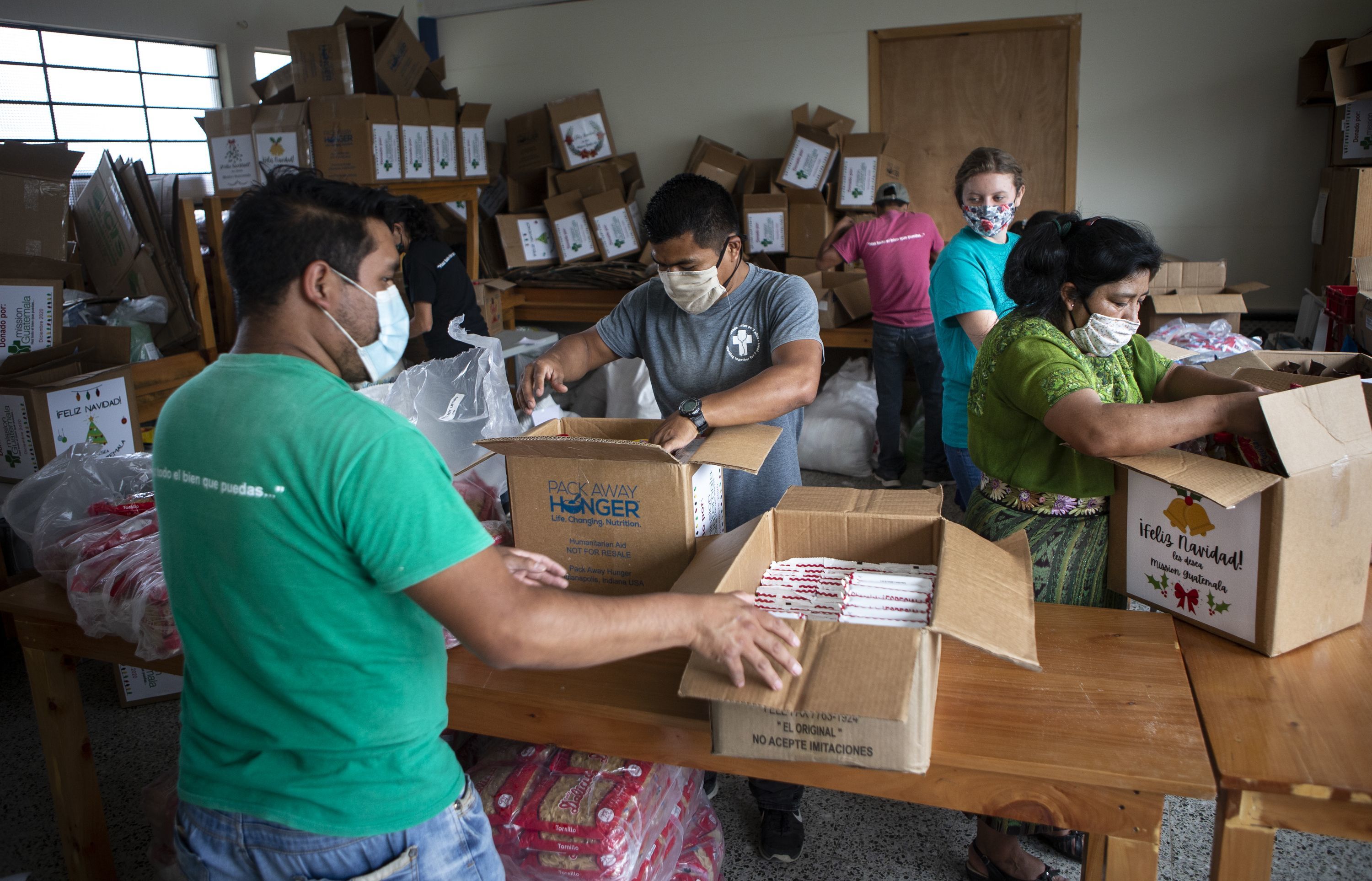 Packing Community Christmas Boxes!