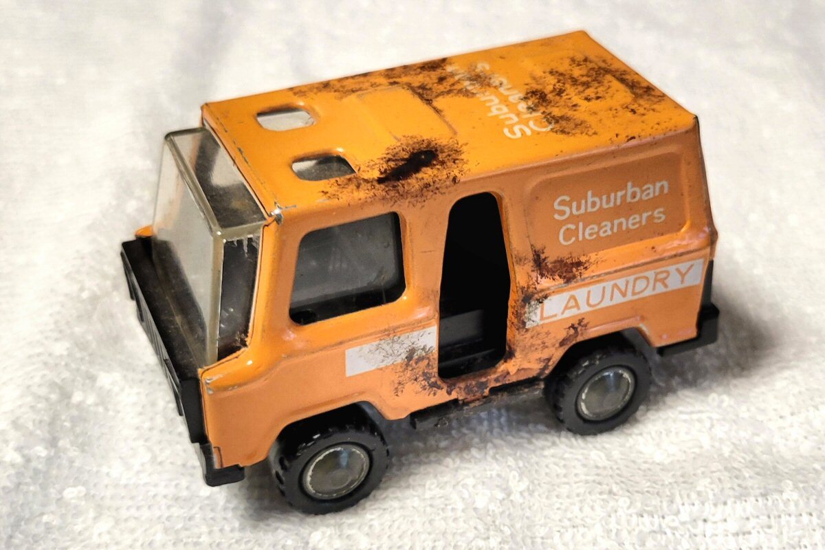 Super Steel Mini City Service Van  - Yellow