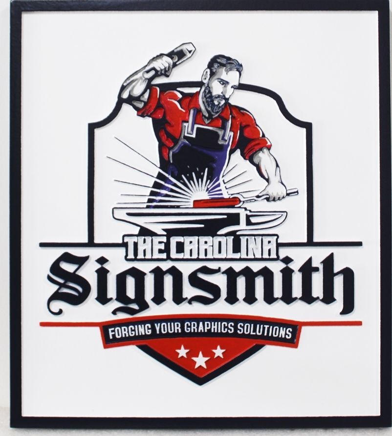 SA28551 - Carved Sign for "The Carolina Signsmith"