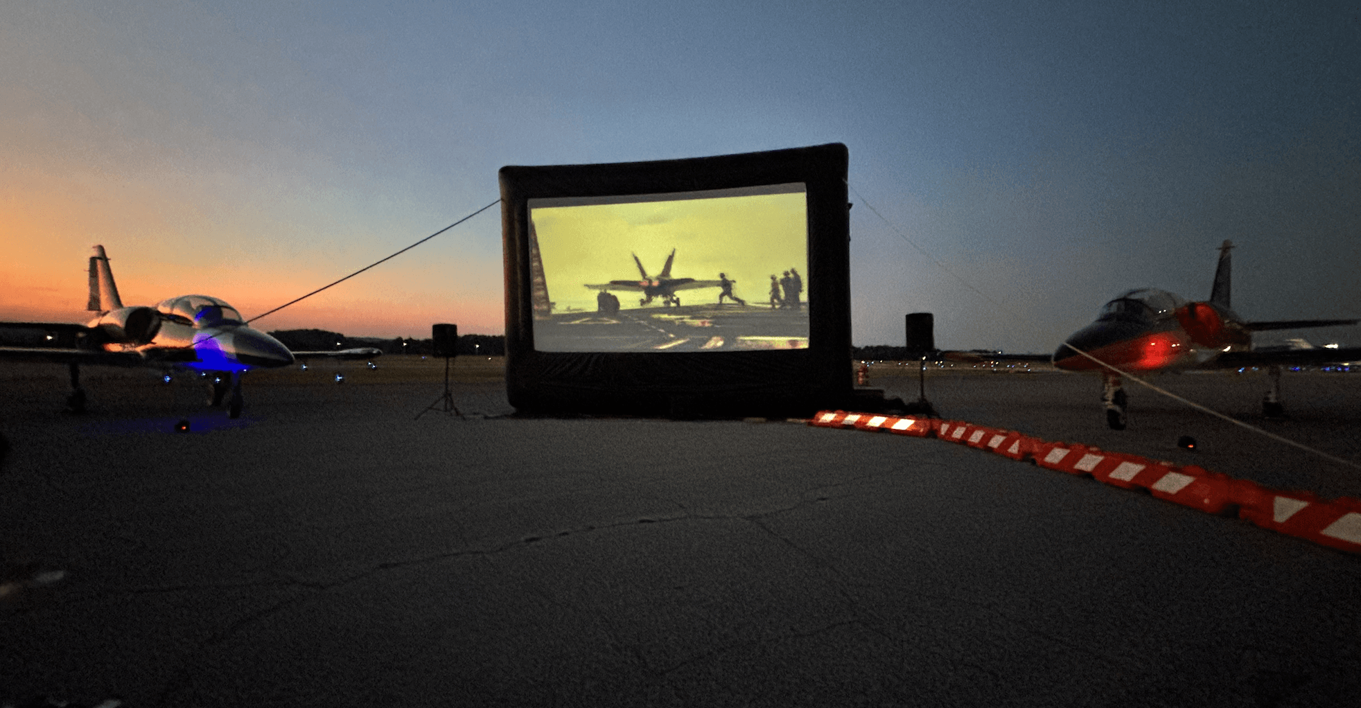 Top Gun Movie Night at PDK Airport: YJFC Members Feel the Need for Speed!